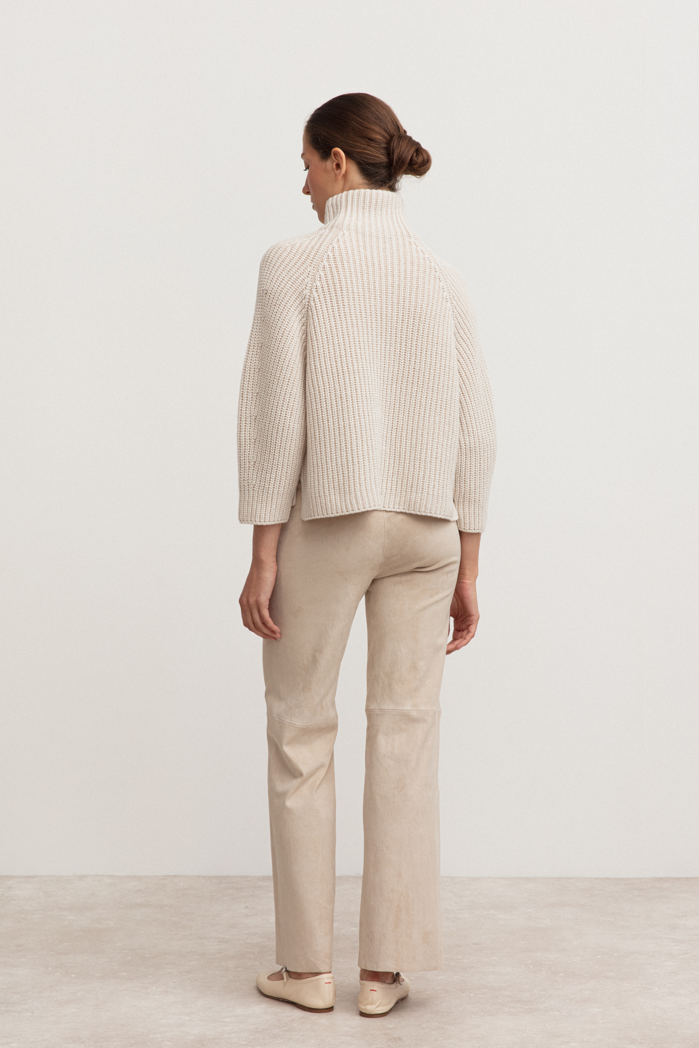 FALLOU ZIP | Stonewashed Cashmere Cardigan